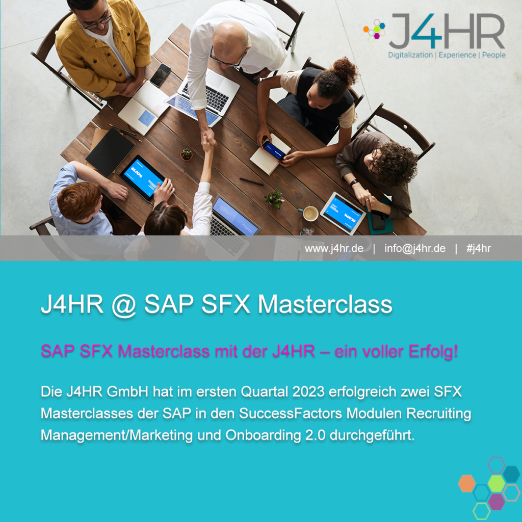 J4HR @ SAP SFX Masterclass
